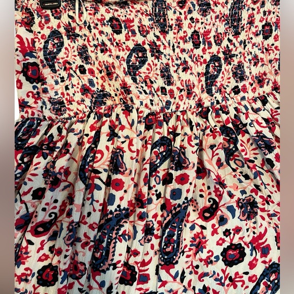 Zara Floral Paisley Strapless Maxi Dress - Eurosummer cruise wear - Picture 4 of 4